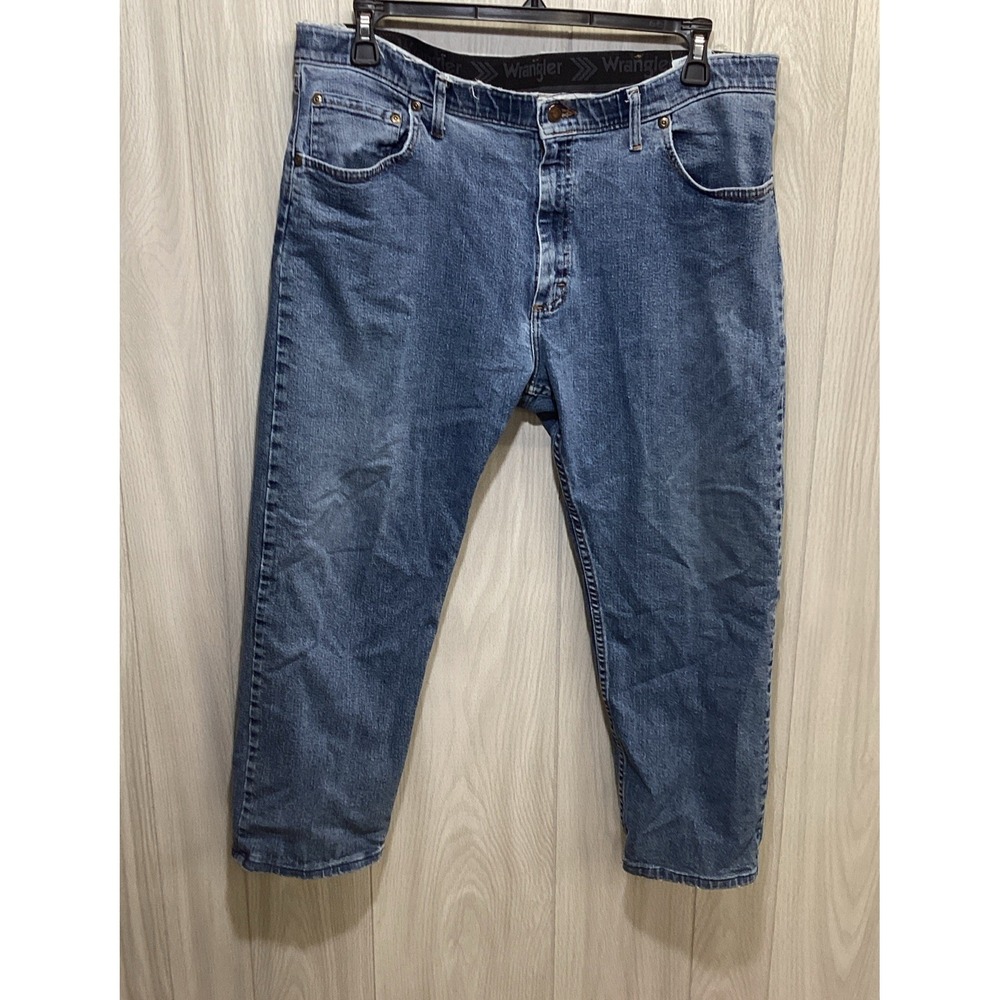 WRANGLER JEANS‎ (Men's Size 38 x 29") Regular Fit Jeans Pockets Button Zip 7F